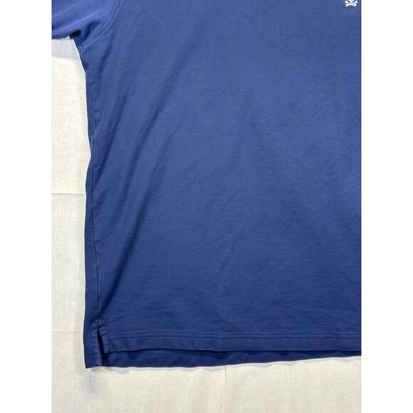 Psycho Bunny Men's Polo Shirt Color Navy Blue Short Sleeve Size  Men's XXL - Picture 8 of 16